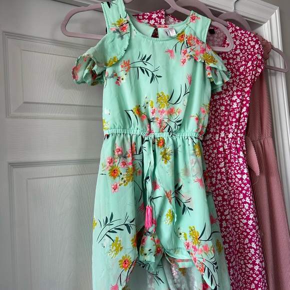 Large lot girls dressy dresses and rompers, size 10 - Picture 4 of 6